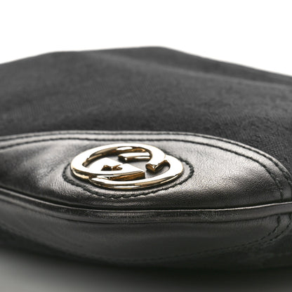 Gucci Monogram Medium New Britt Hobo Black 10 of 10
