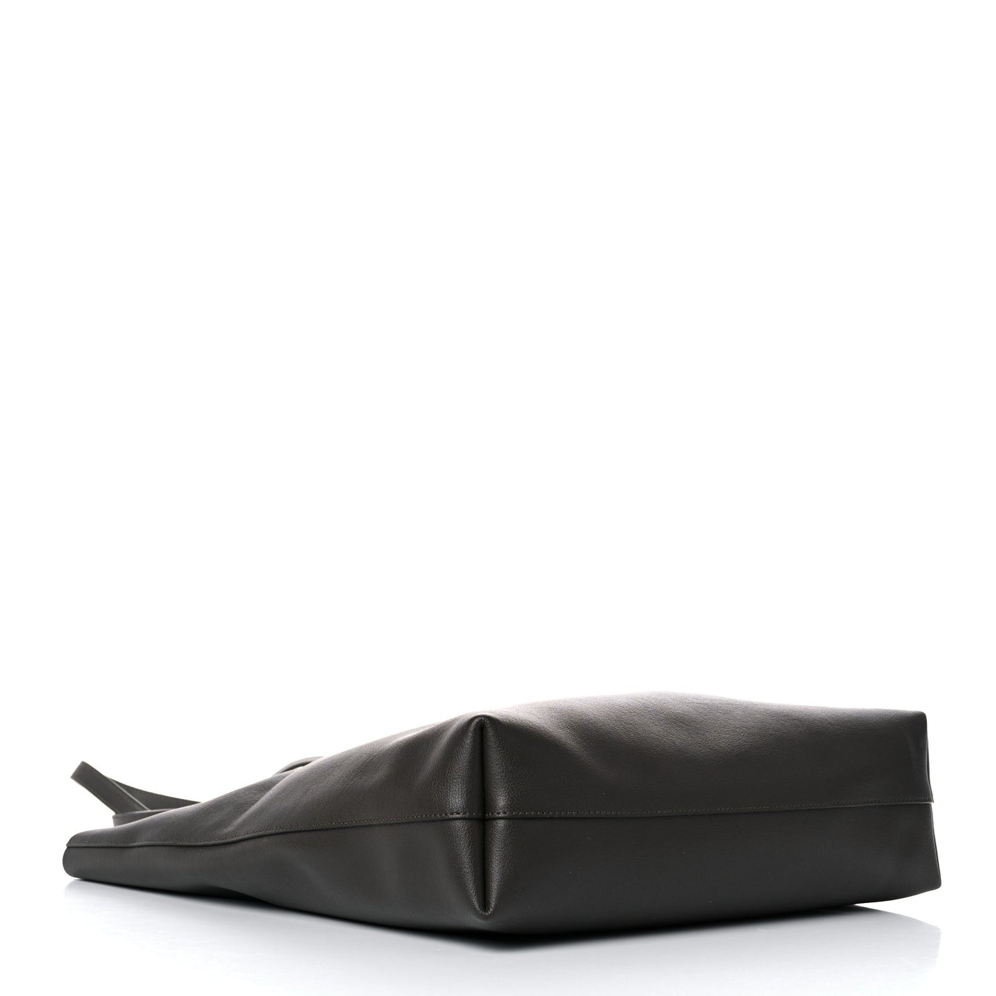 Calfskin Medium Shopping Tote Haunting Green