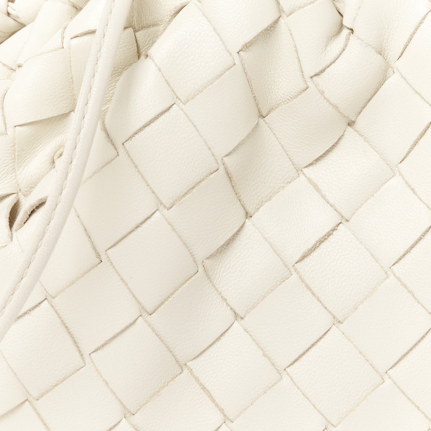 Nappa Intrecciato The Mini Pouch Chalk