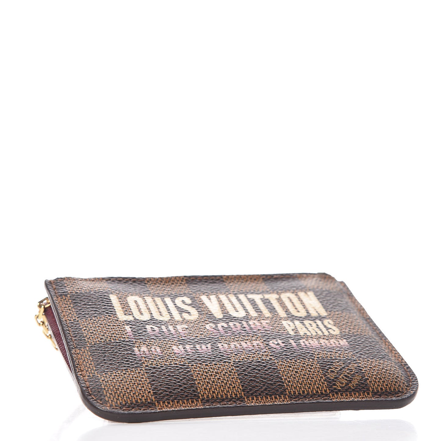 Damier Ebene Scribe Affiche Key Pouch