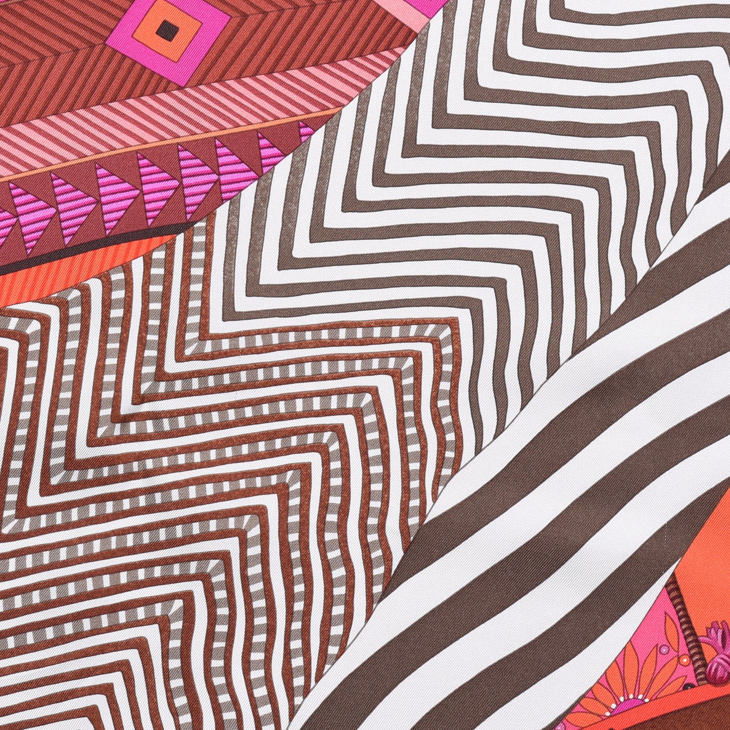 Silk Coupons Indiens Scarf 90