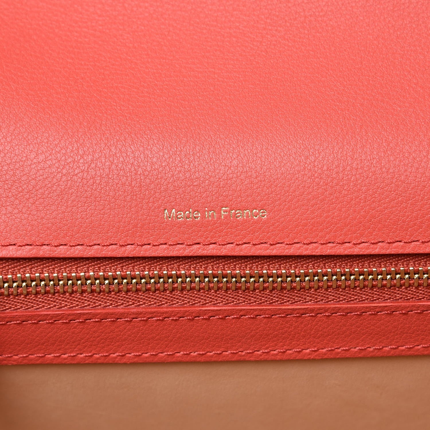 Delvaux Calfskin PM Madame Shoulder Bag Coral 7 of 9
