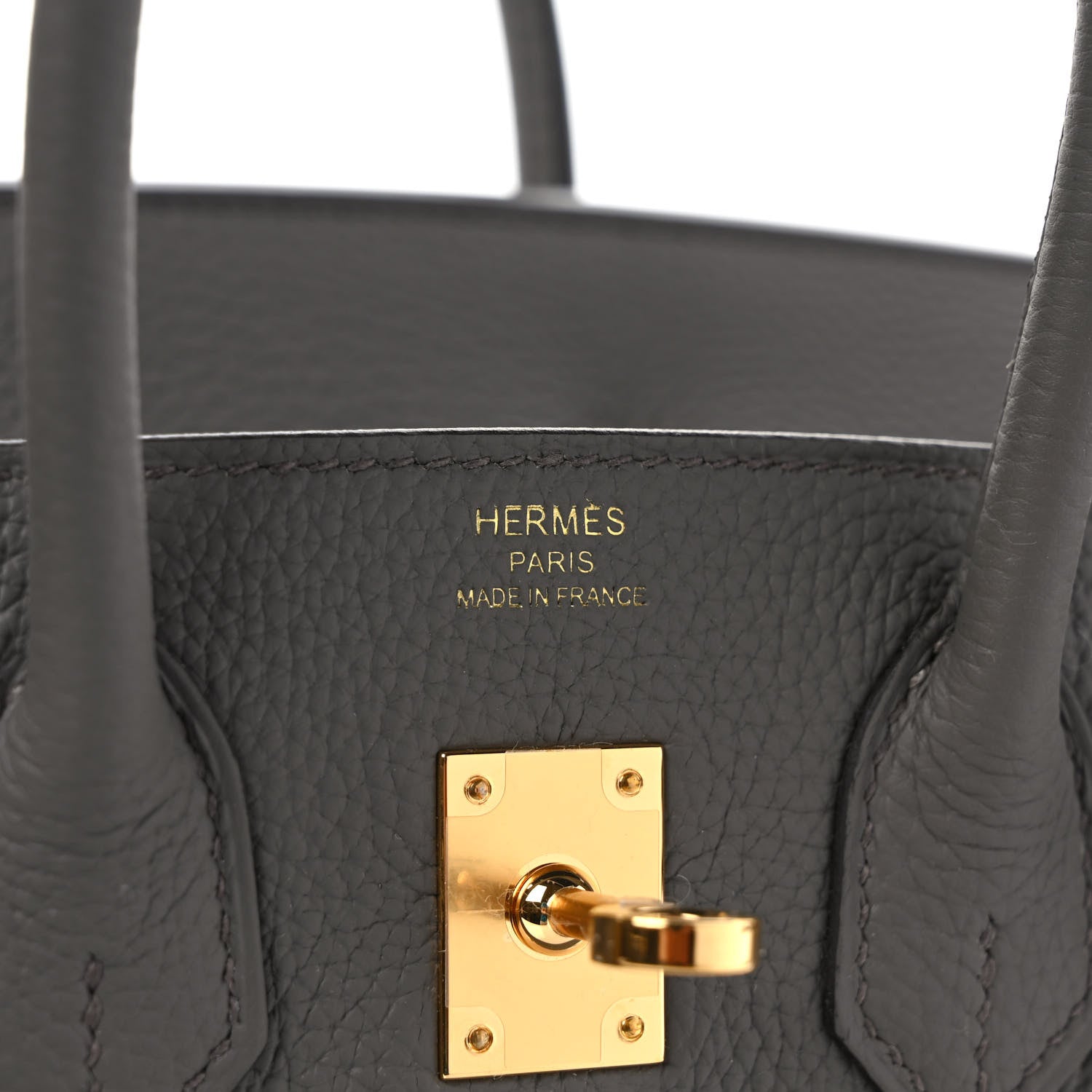 Hermes Togo Birkin 25 Etain 6 of 9