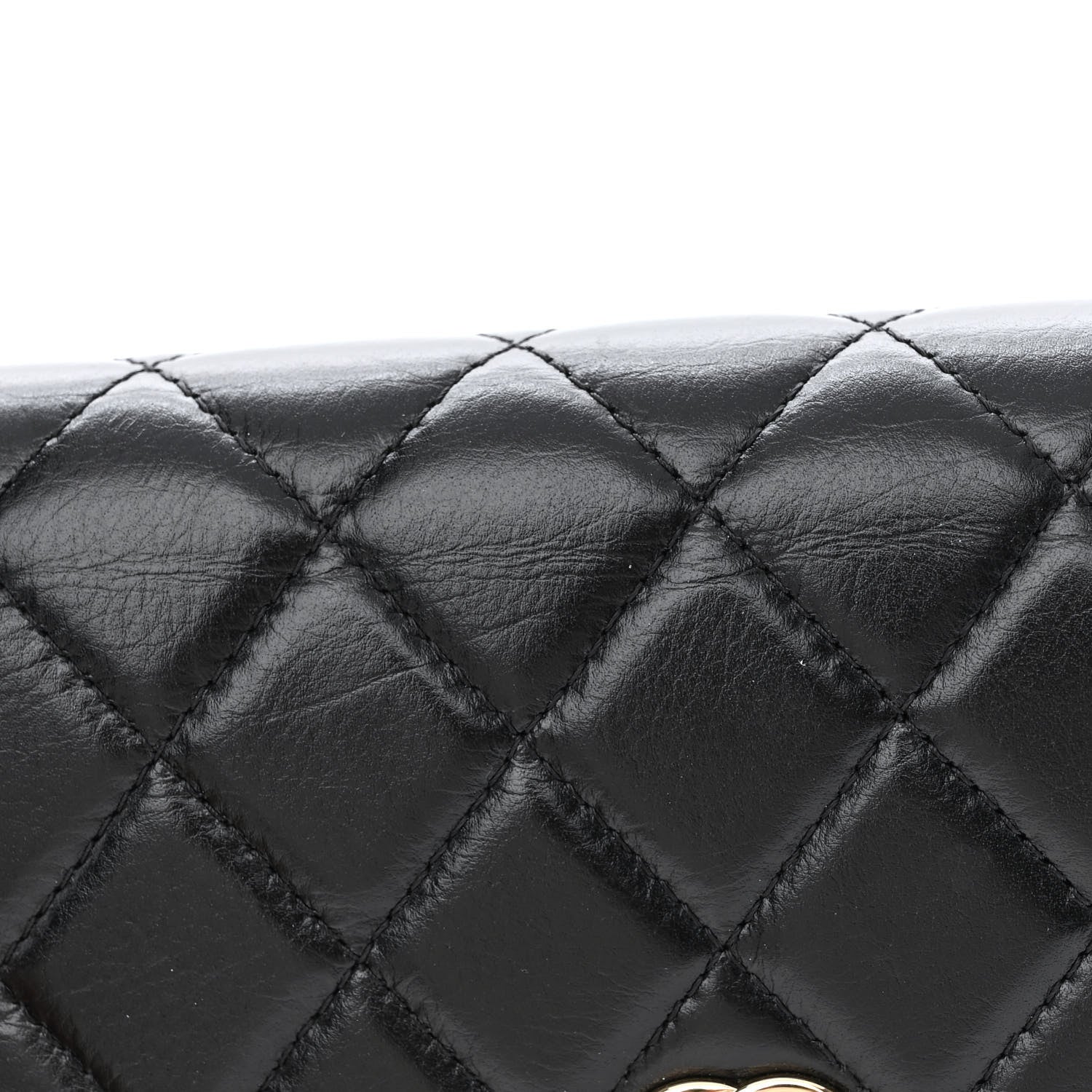 Chanel Calfskin Quilted Mini Maxi Pearls Wallet On Chain WOC Black 11 of 11