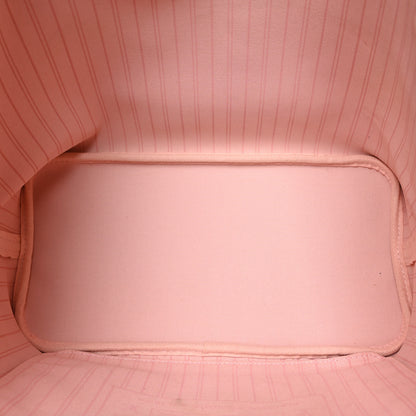 Louis Vuitton Damier Azur Neo Neverfull MM Rose Ballerine 6 of 11