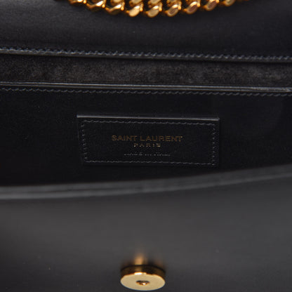 Saint Laurent Calfskin Small Classic Monogram Kate Tassel Satchel Black 9 of 10