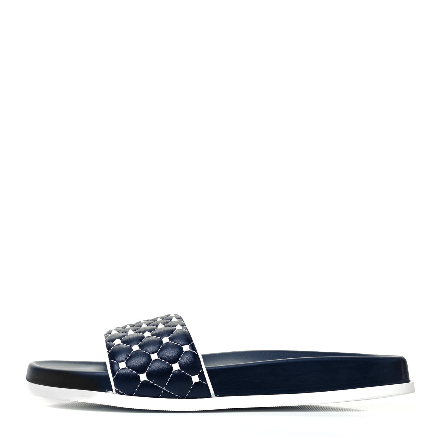Nappa Free Rockstud Spike Pool Slide Sandals 39 Marine