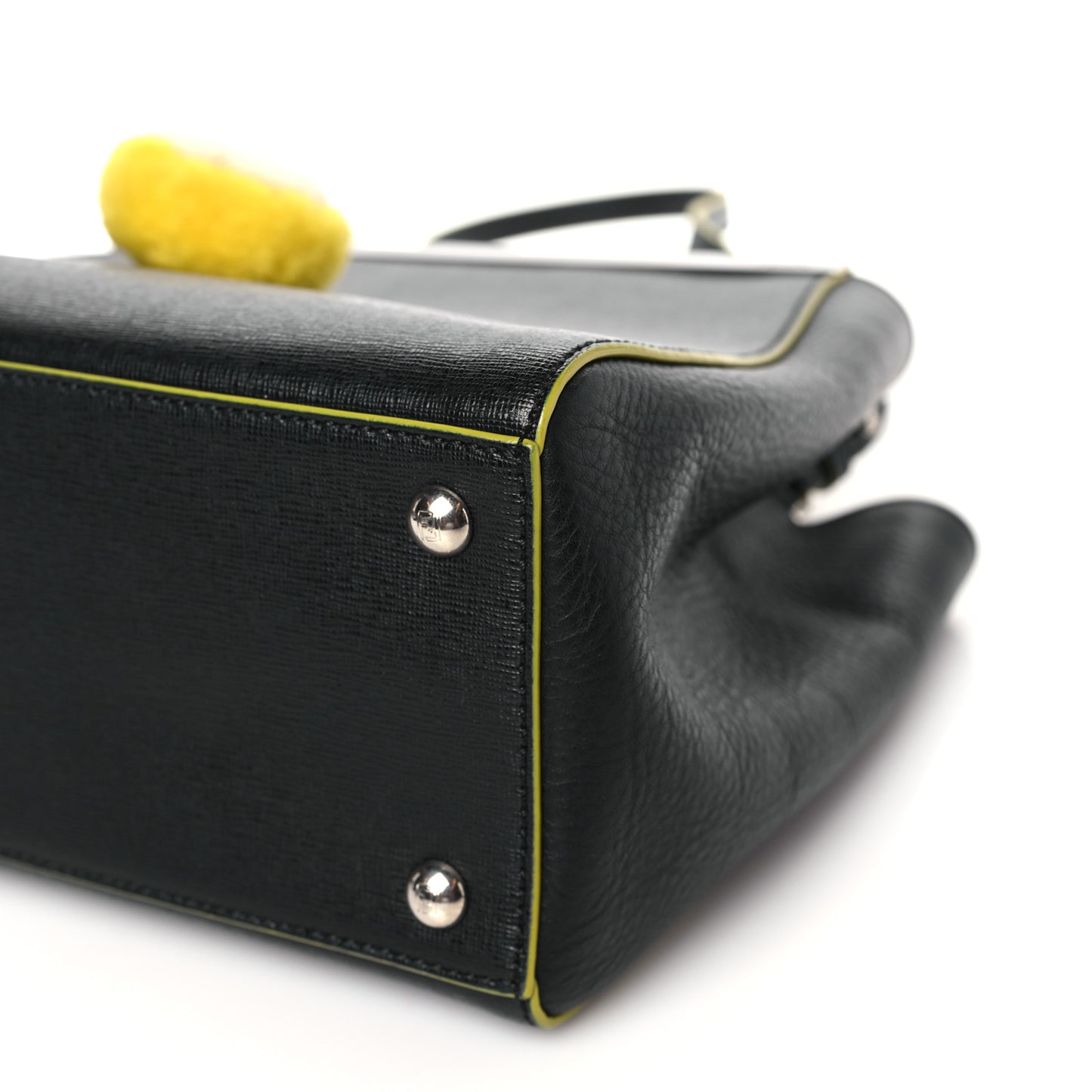 Vitello Elite Apple Charm Petite 2Jours Tote Black