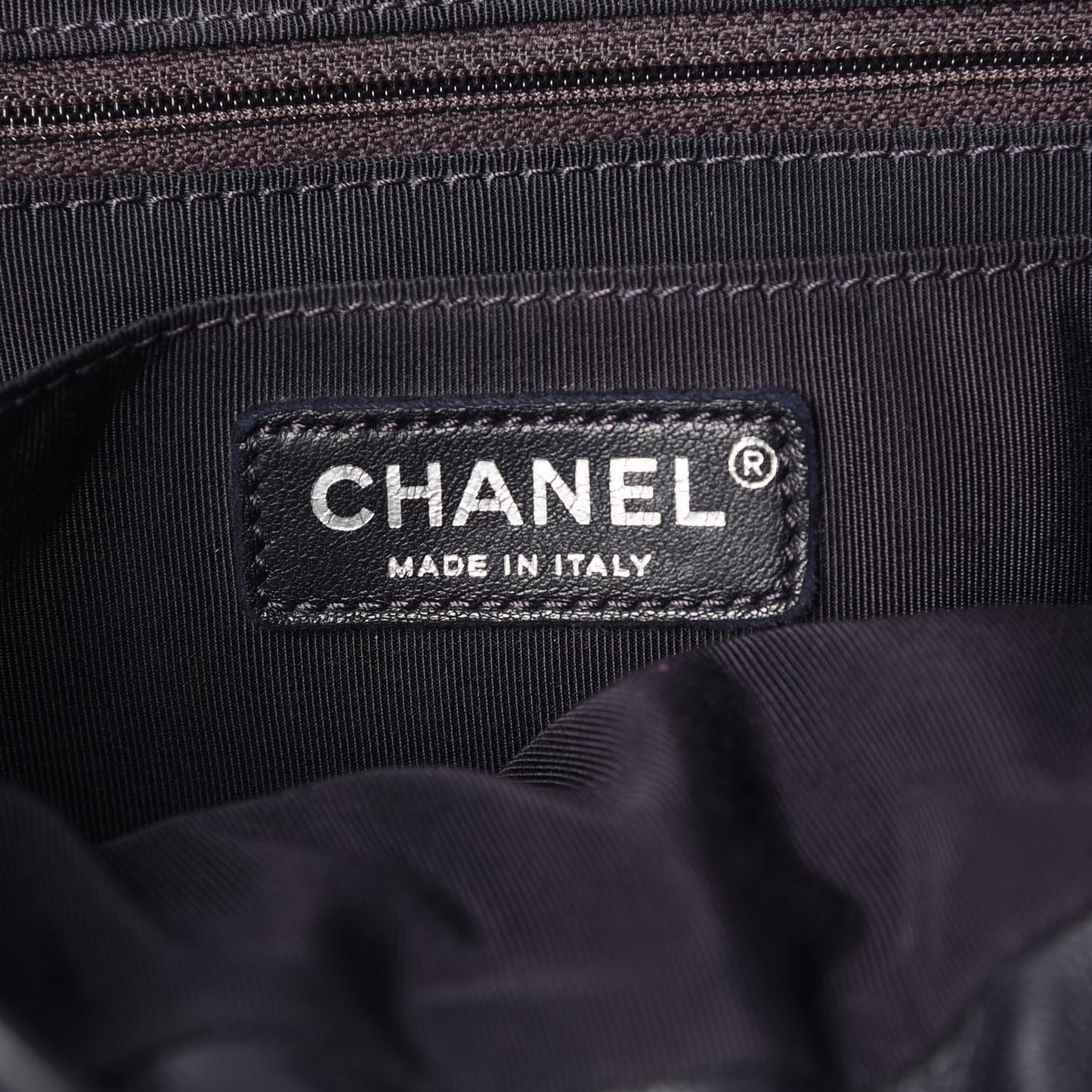Lambskin Quilted Large Urban Spirit Backpack Navy