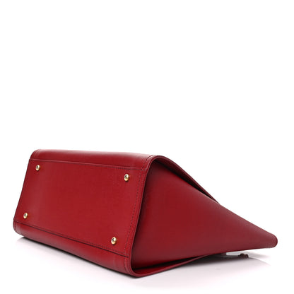 Chanel Caviar Small Studded Deauville Tote Red 7 of 7