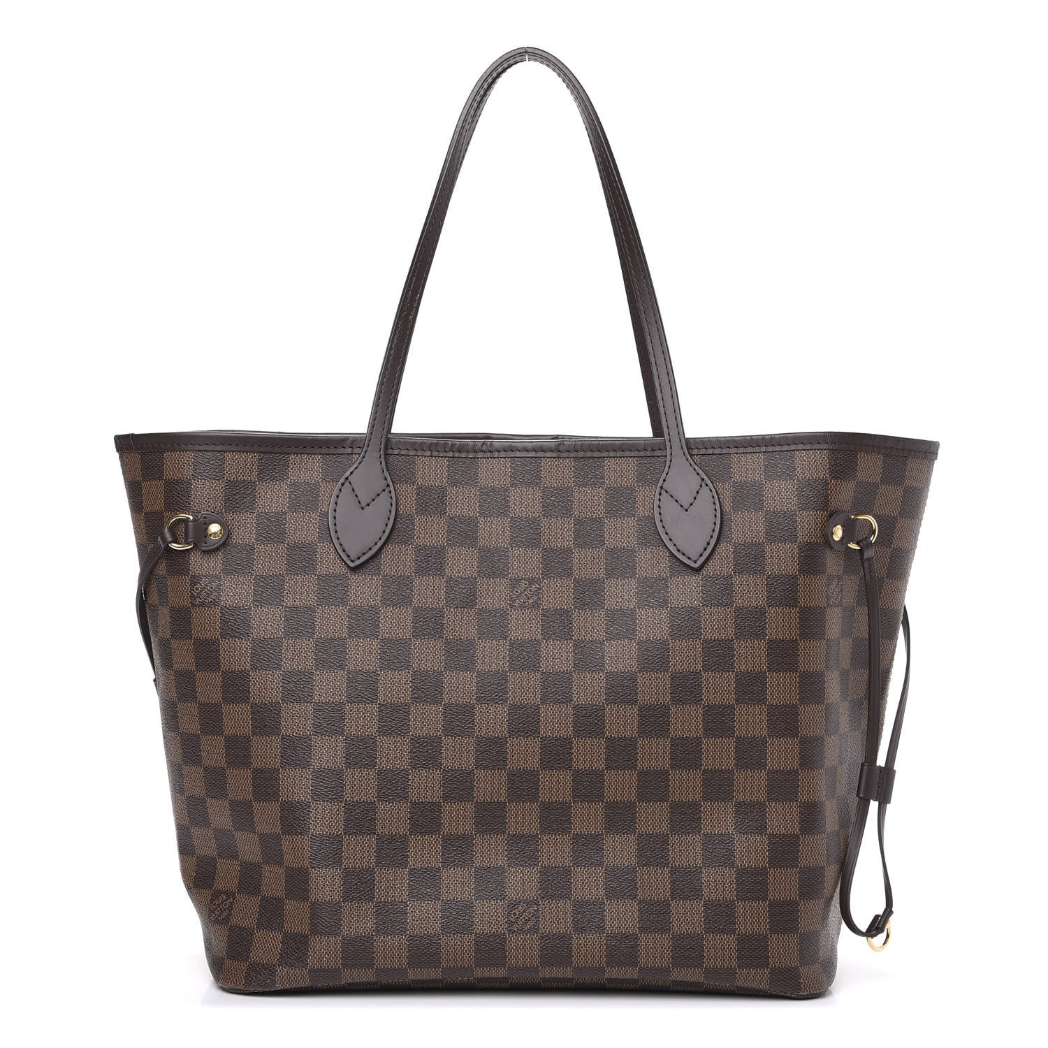 Louis Vuitton Damier Ebene Neo Neverfull MM Rose Ballerine 1 of 14