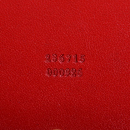 Alexander McQueen Leather Honeycomb Skull Box Clutch Red 7 of 7