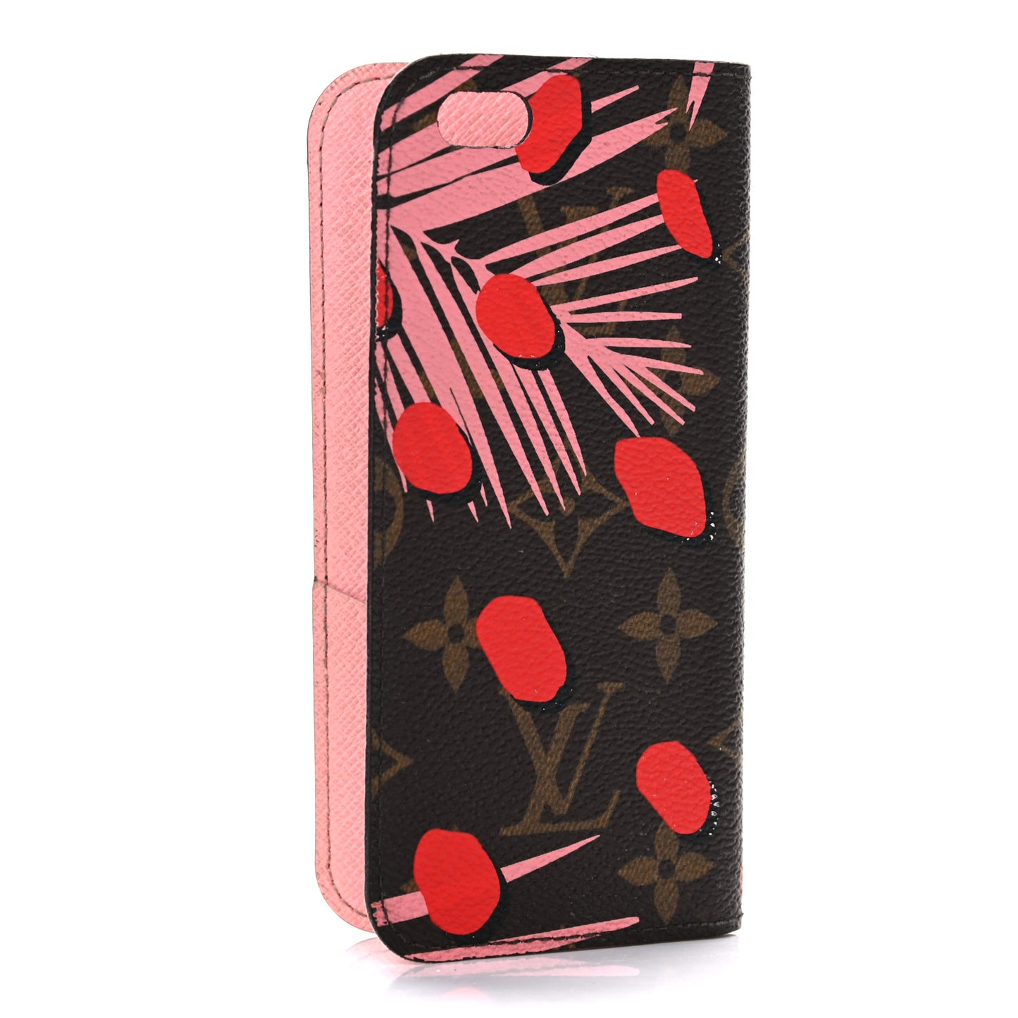 Monogram Jungle Dots iPhone 6 Folio Case Sugar Pink Poppy