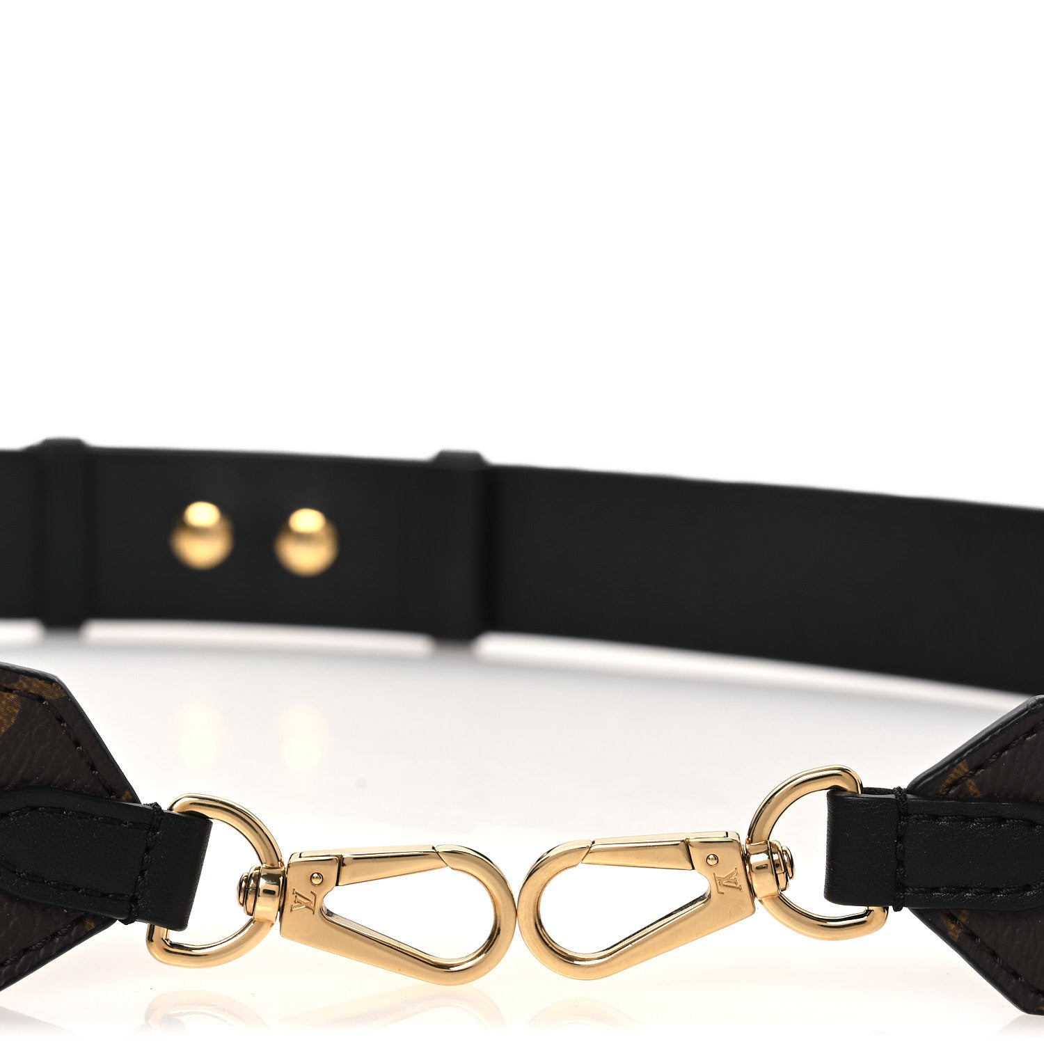 Louis Vuitton Monogram Adjustable Bandouliere Shoulder Strap Black 5 of 5