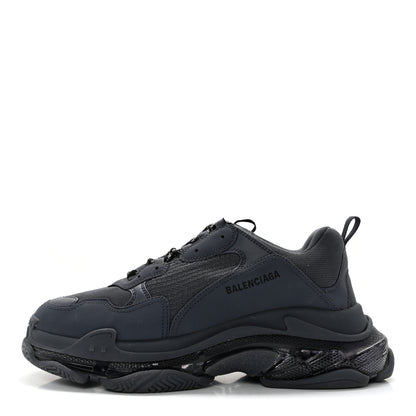 Balenciaga Fabric Mesh Mens Triple S Sneakers 46 Grey 1 of 13