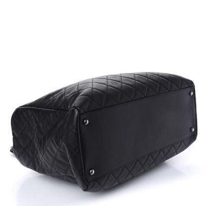 Chanel Caviar Quilted Large Coco Handle Shopping Tote Black 5 of 10