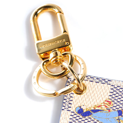 Louis Vuitton Damier Illustre Groom Key Holder Azur 3 of 6