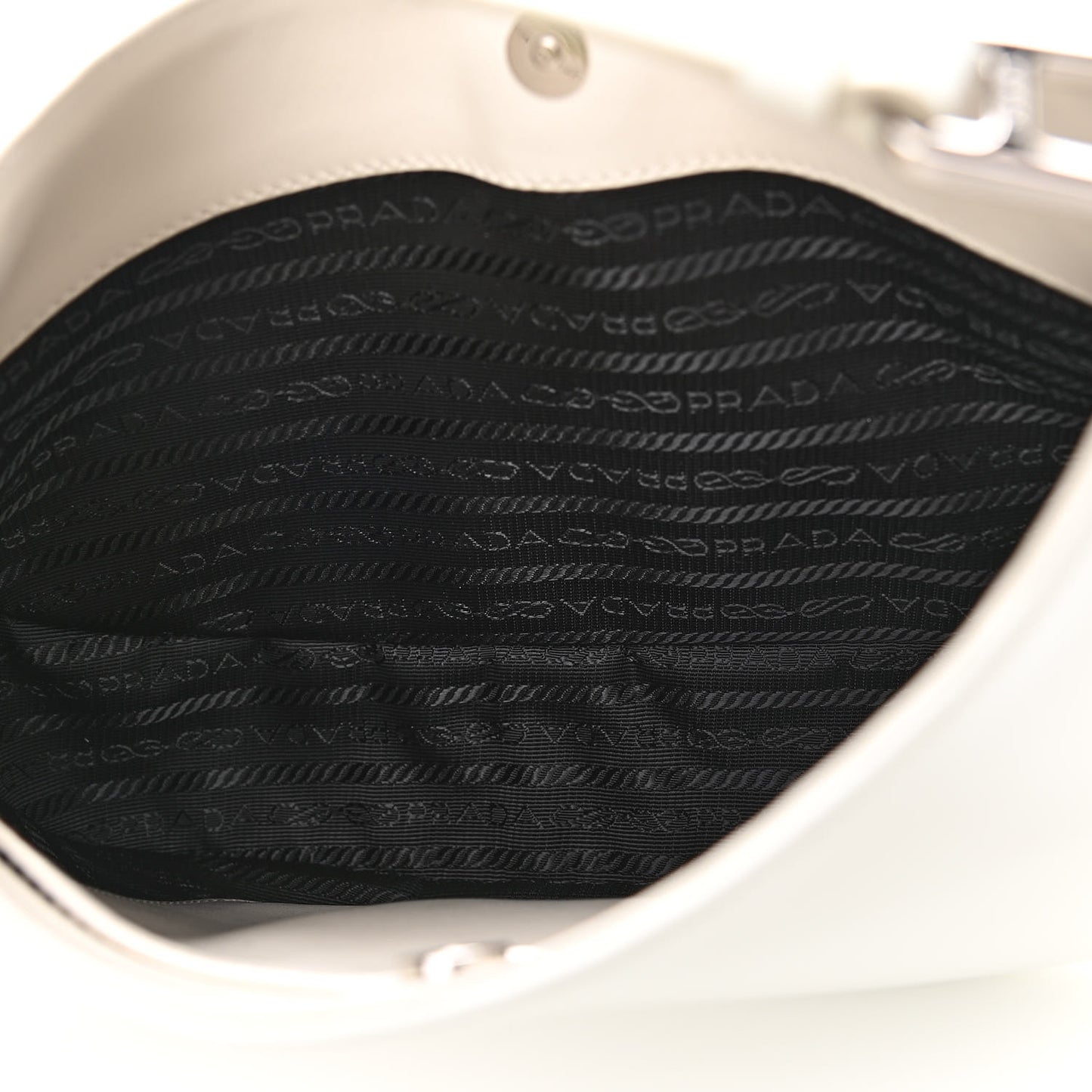 Spazzolato Cleo Shoulder Bag White