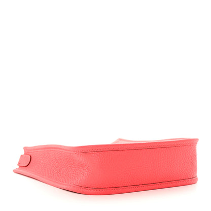 Hermes Taurillon Clemence Evelyne TPM Rouge Pivoine 4 of 14