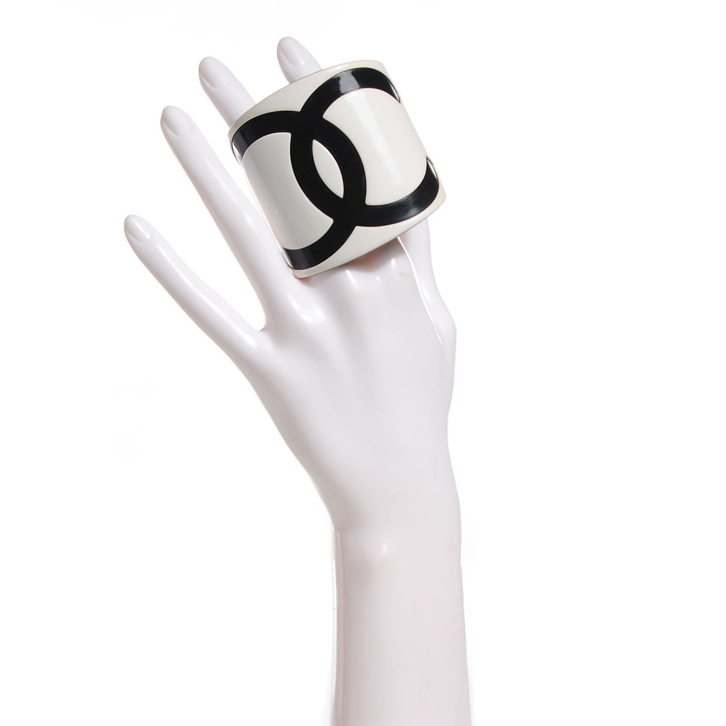 Resin CC Cuff Black White