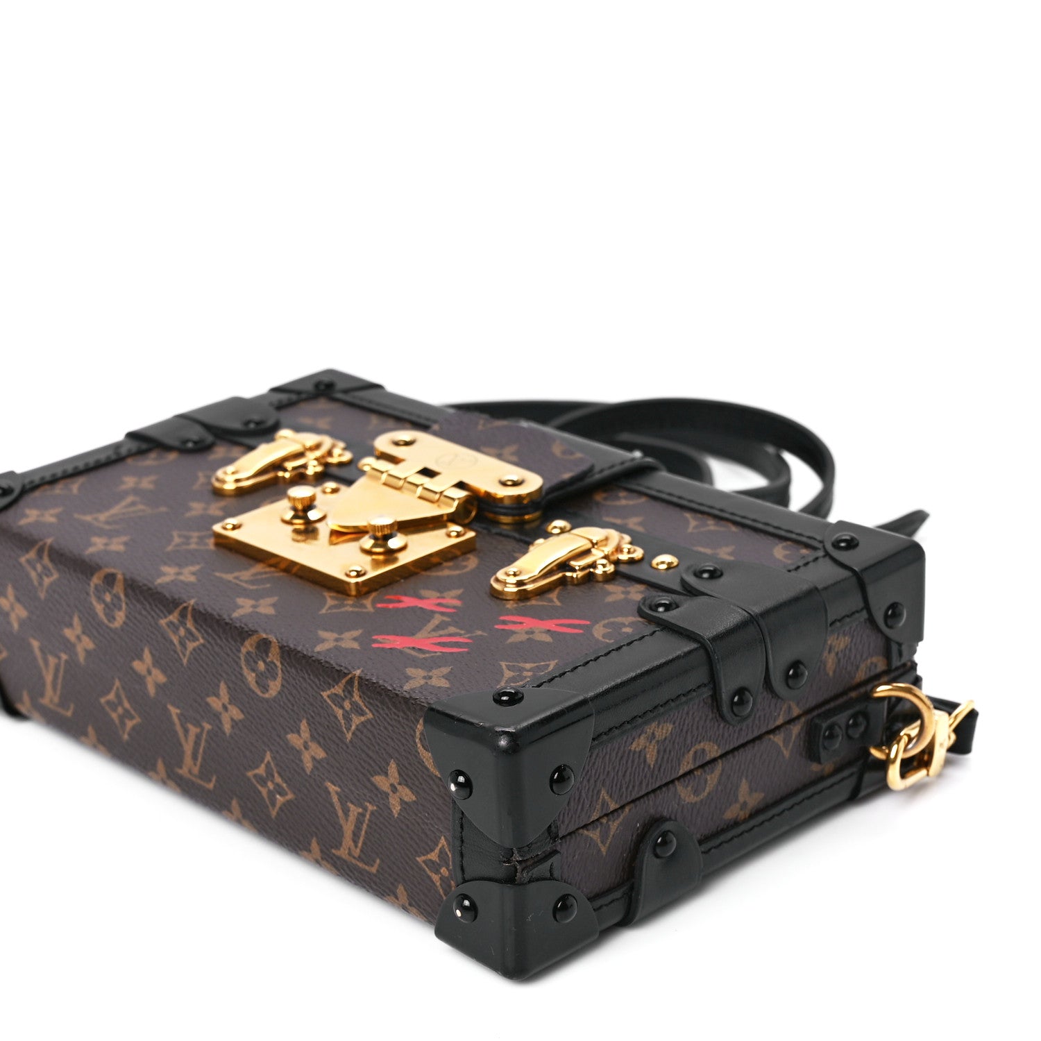 Louis Vuitton Monogram Petite Malle Black 11 of 12