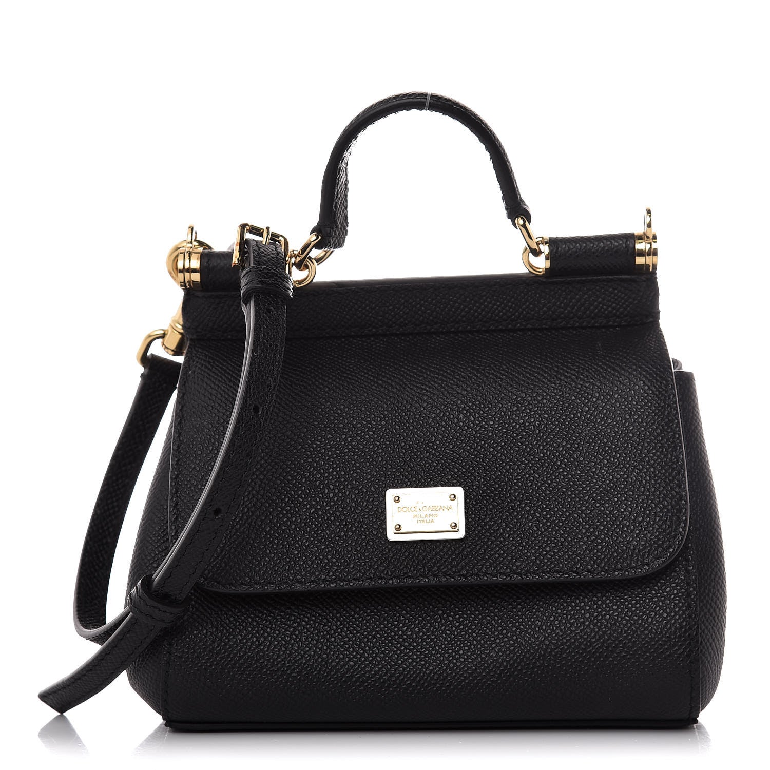 Dolce & Gabbana Dauphine Micro Miss Sicily Satchel Black 1 of 6