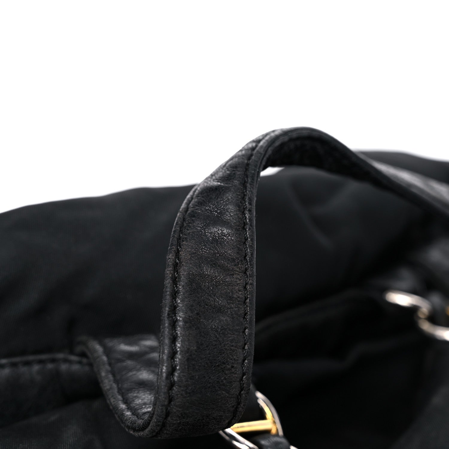 Prada Tessuto Nylon Vela Chain Backpack Black 17 of 20