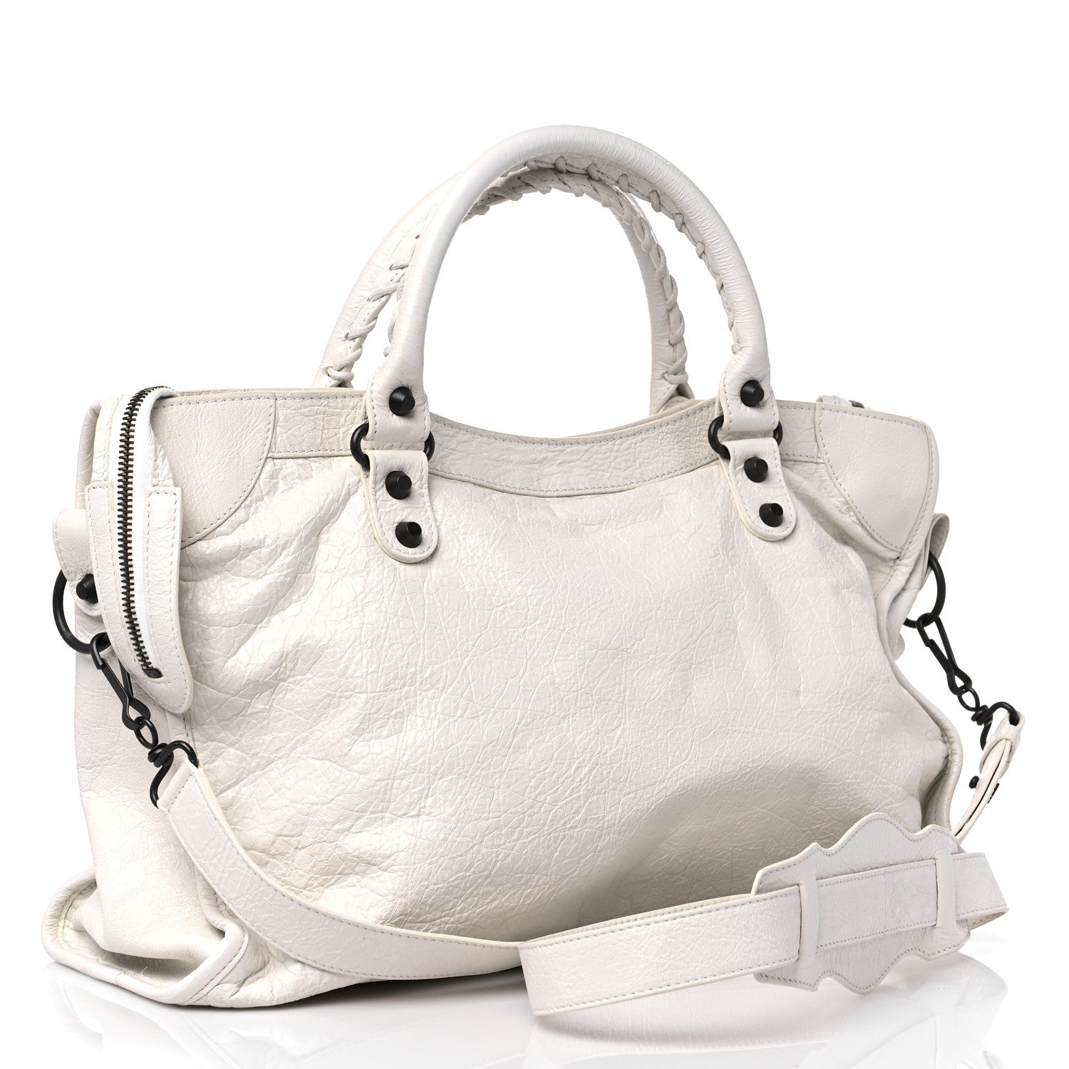 Balenciaga Agneau Classic Hardware City White 2 of 8
