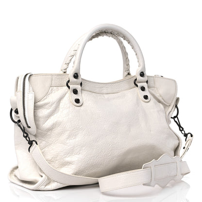 Balenciaga Agneau Classic Hardware City White 2 of 8