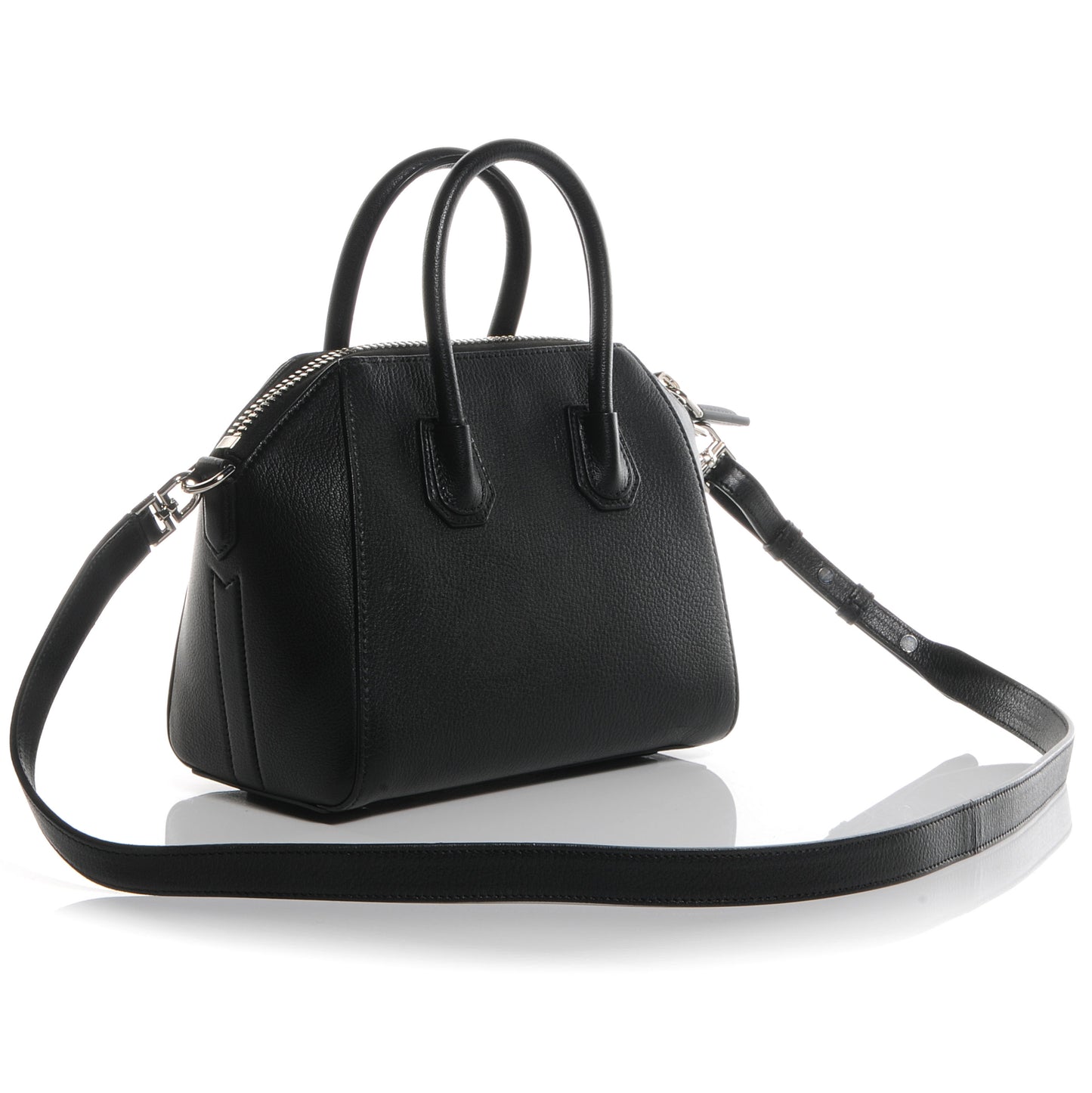 Sugar Goatskin Mini Antigona Black