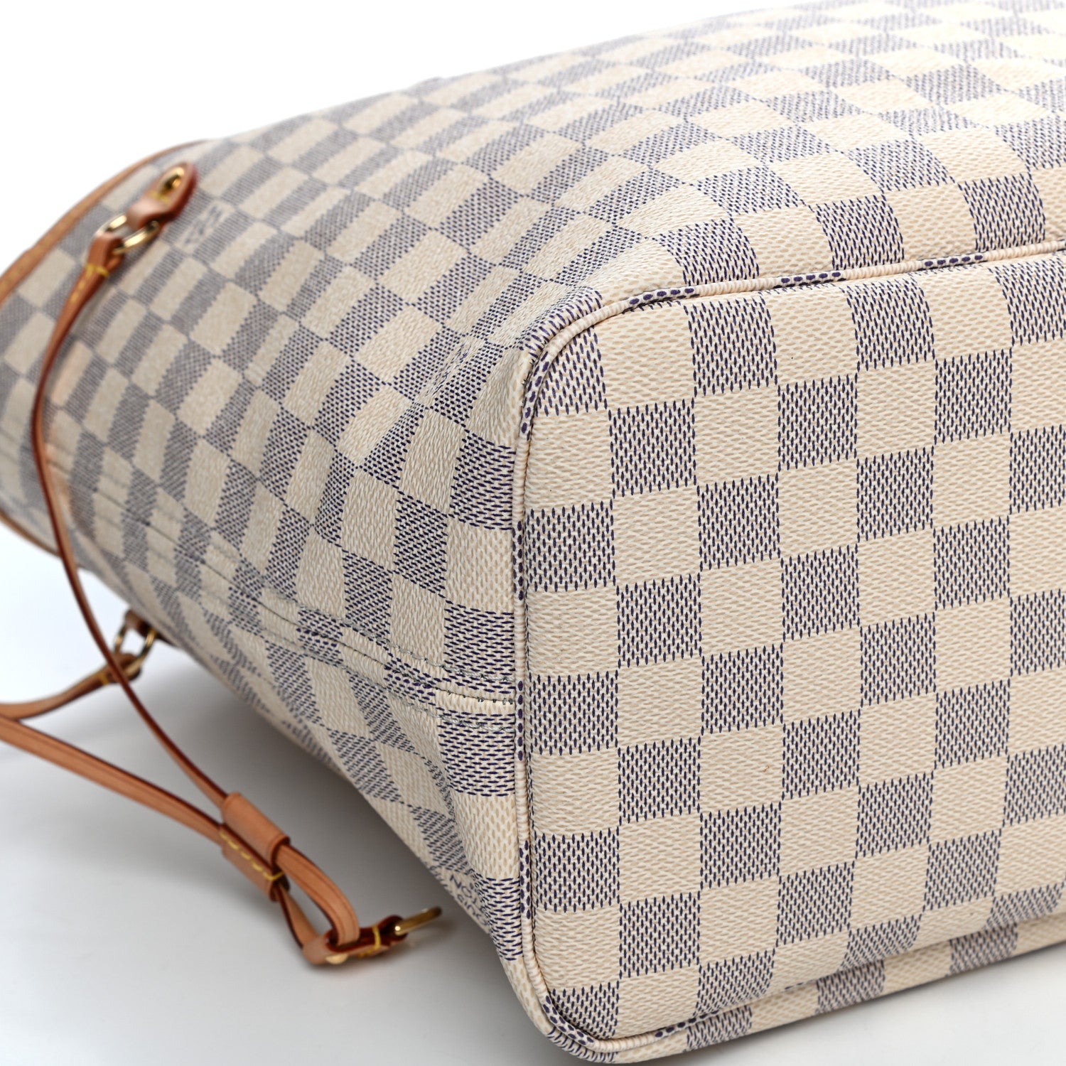Louis Vuitton Damier Azur Neo Neverfull MM Rose Ballerine 8 of 10