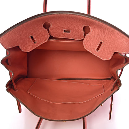 Hermes Togo Birkin 35 Crevette 8 of 39