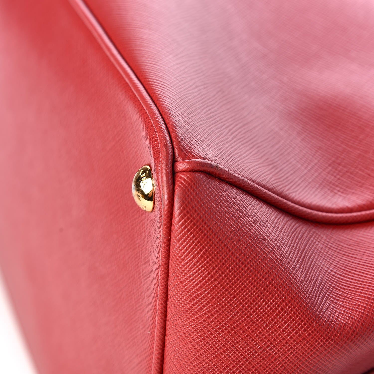 Prada Saffiano Large Galleria Double Zip Tote Fuoco 12 of 12