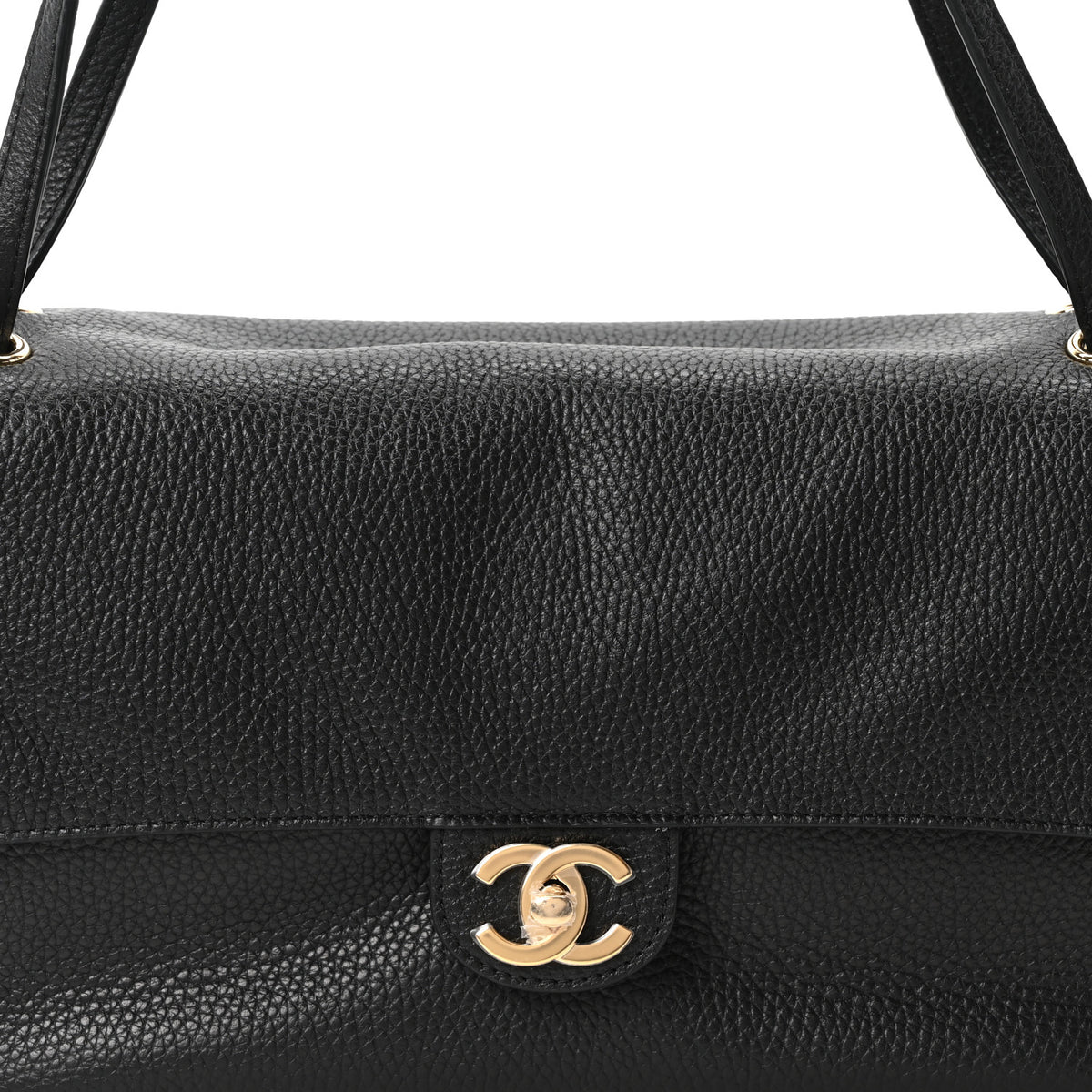 Chanel Grained Calfskin Small Souplissimo Maxi Flap Black 8 of 11