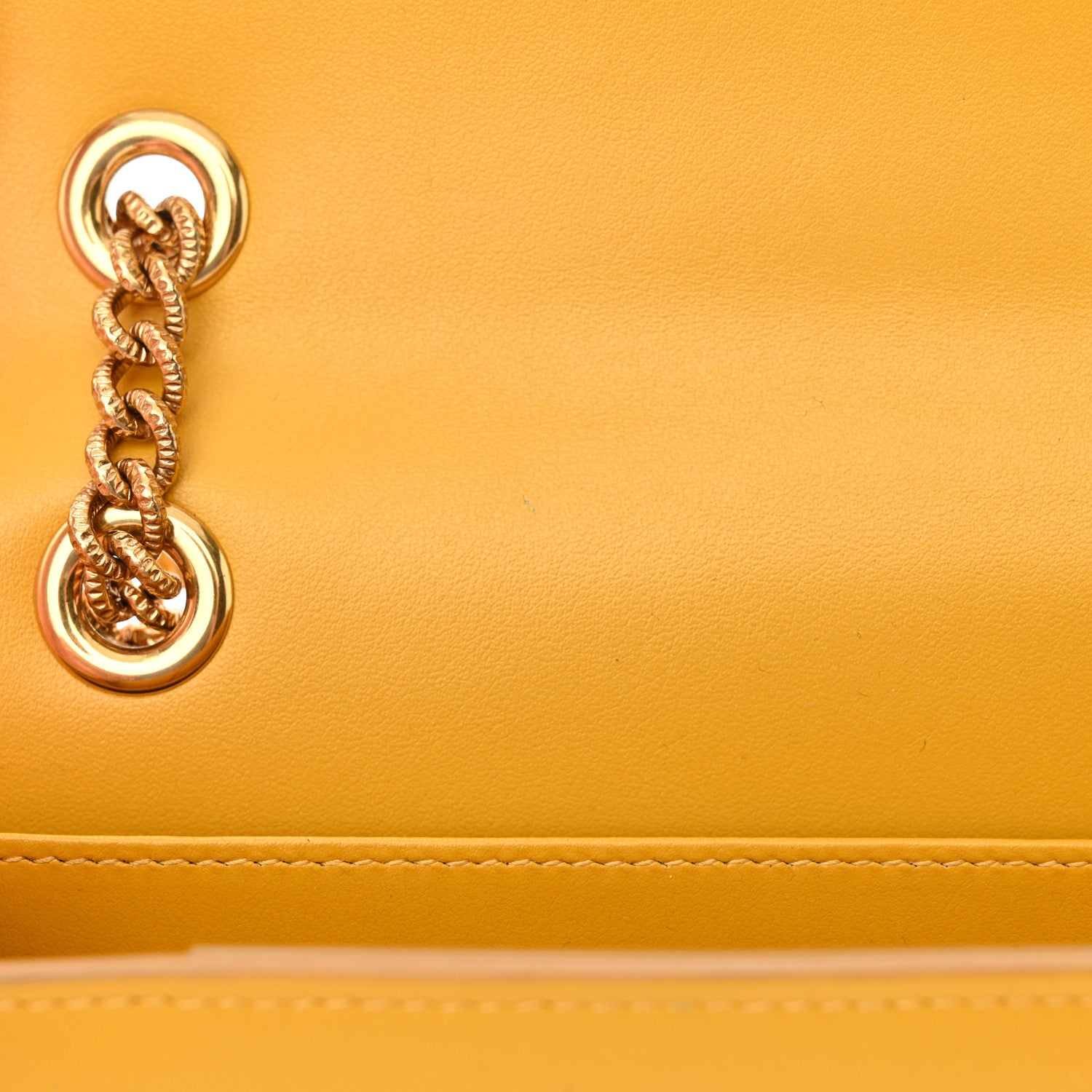 Dolce & Gabbana Smooth Calfskin Devotion Envelope Phone Bag Senape 10 of 13