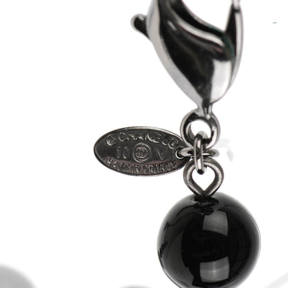 Chanel Ruthenium Bead CC Long Necklace Black 4 of 4