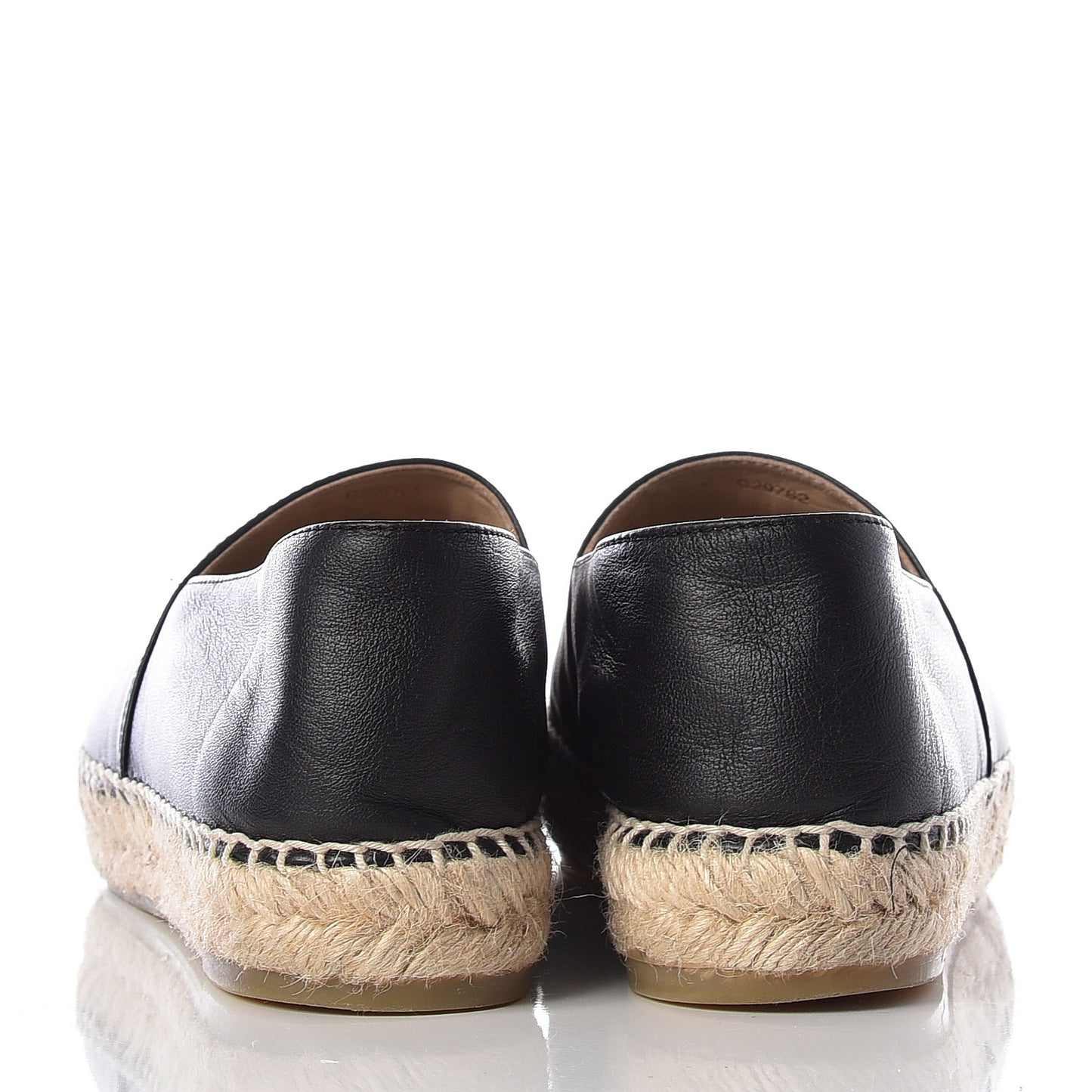 Lambskin CC Espadrilles 39 Black