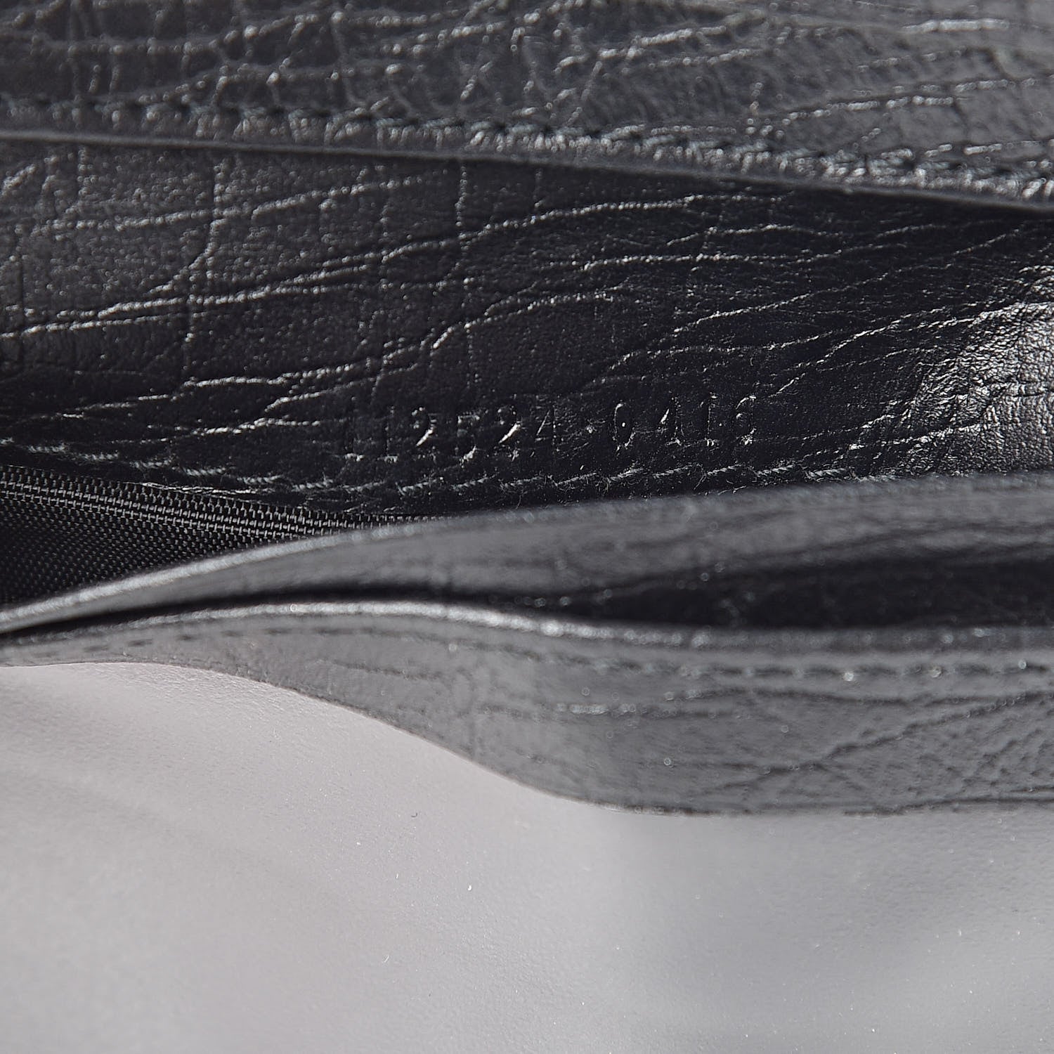 Gucci Monogram Bamboo French Wallet Navy 8 of 9