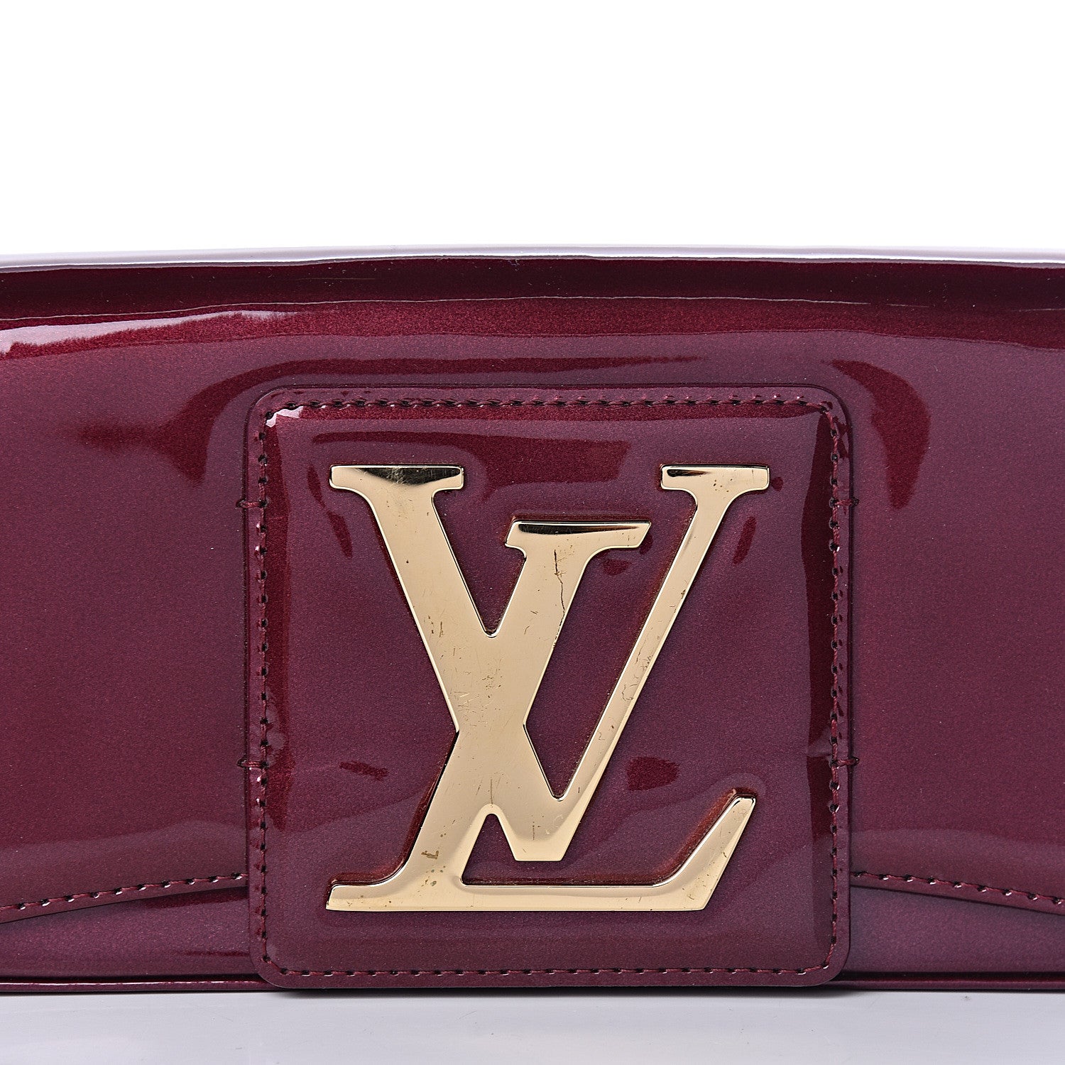 Louis Vuitton Patent Sobe Clutch Rouge Fauviste 7 of 7