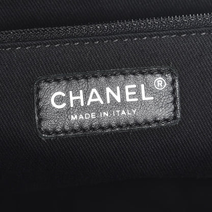 Chanel Glazed Calfskin Quilted Large CC Delivery Tote Grey 6 of 7