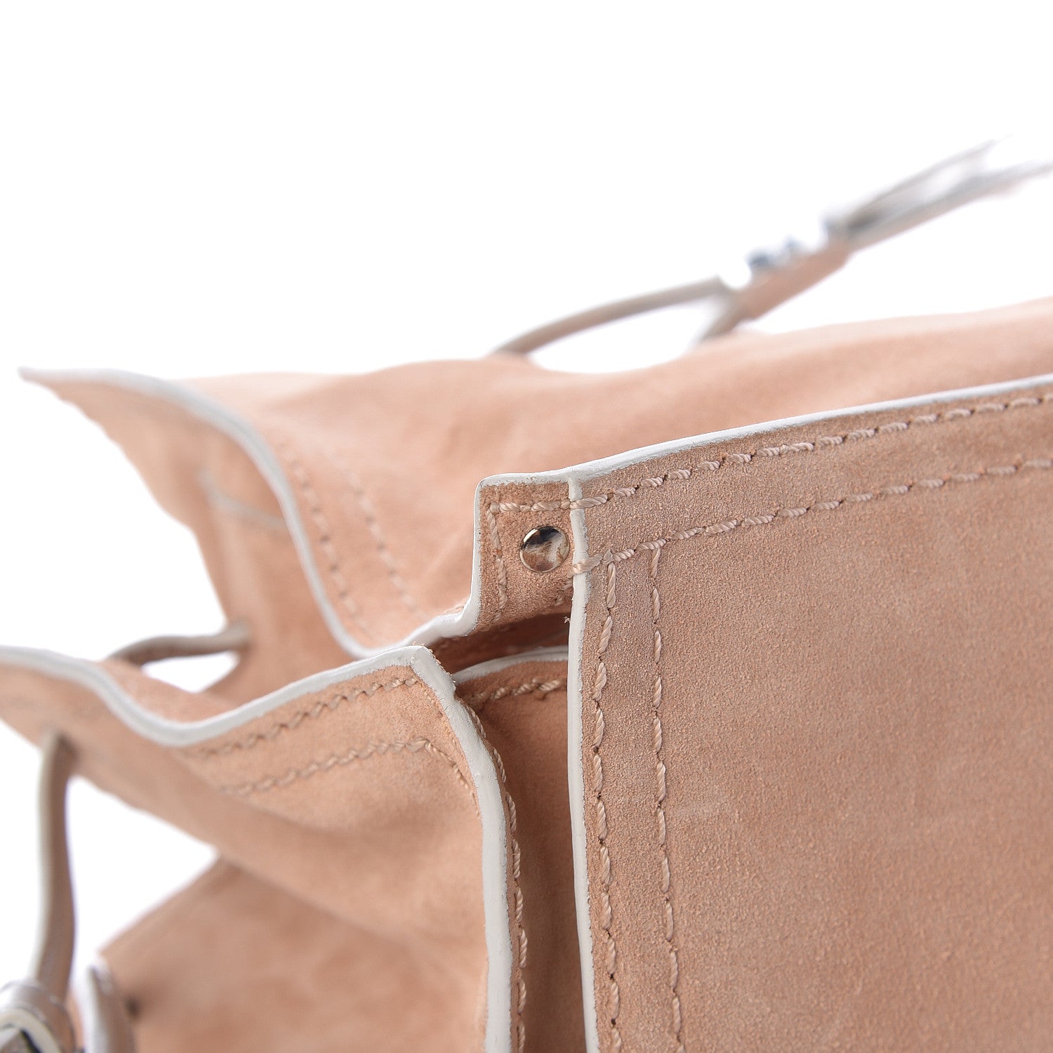 Loewe Suede Medium Shopping Tote Beige 10 of 16