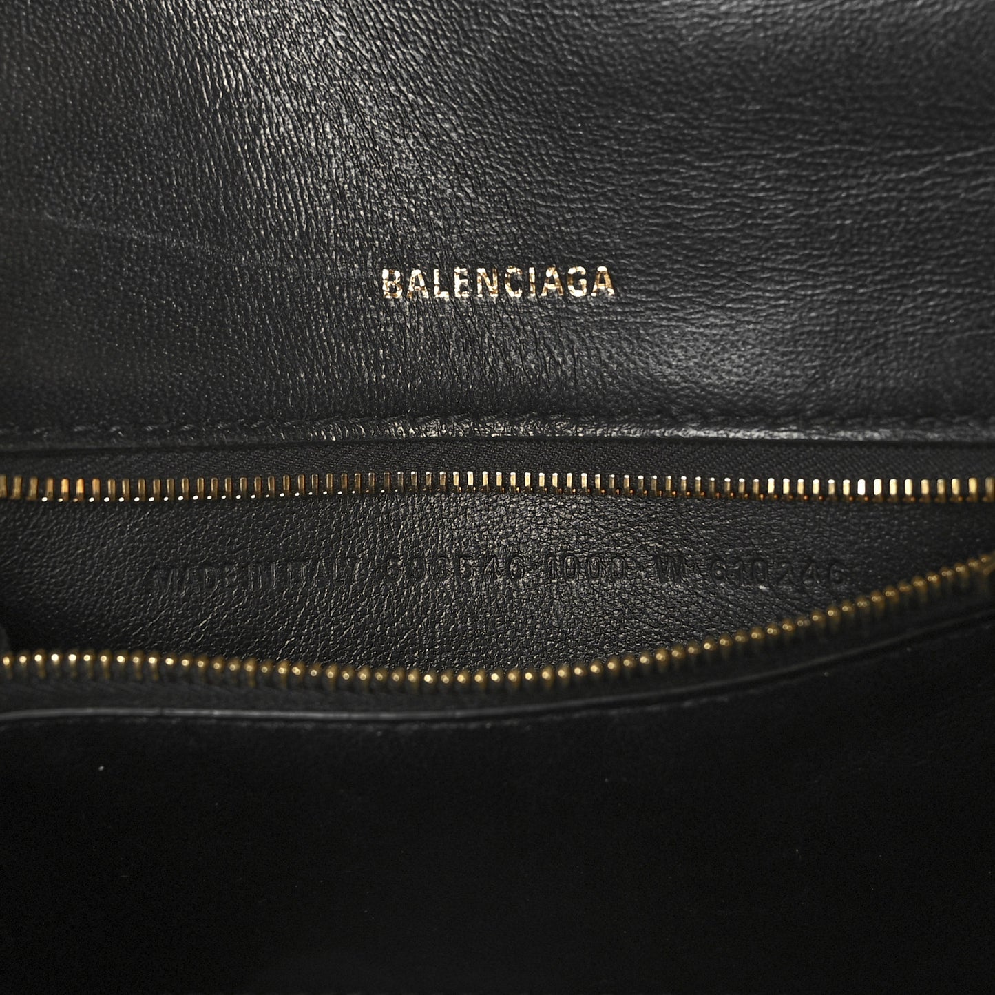 Shiny Box Calfskin Small Hourglass Top Handle Bag Black