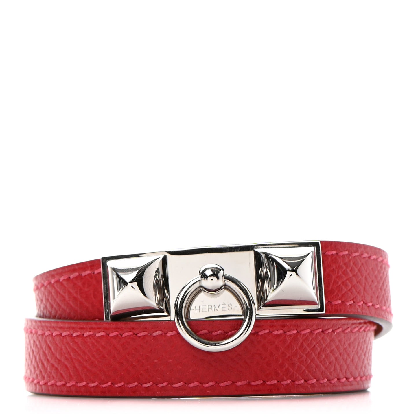 Epsom Rivale Double Tour Bracelet S Rouge Casaque