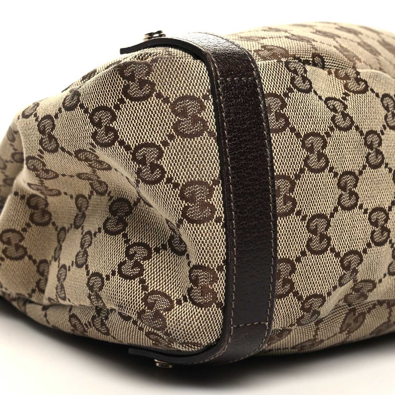 Gucci Monogram Medium Abbey Shoulder Bag Dark Brown 9 of 10