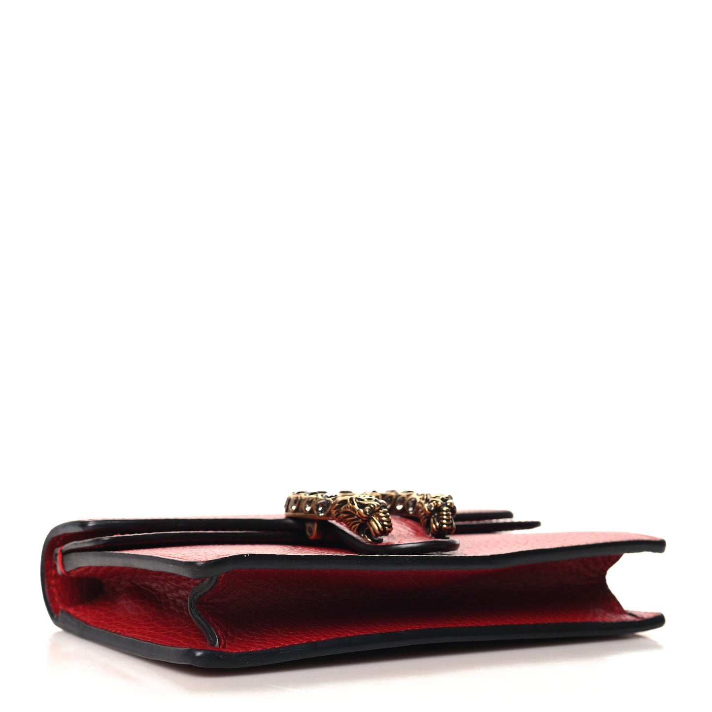 Calfskin Super Mini Dionysus Shoulder Bag Hibiscus Red