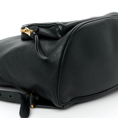 Prada Vitello Daino Backpack Black 9 of 10