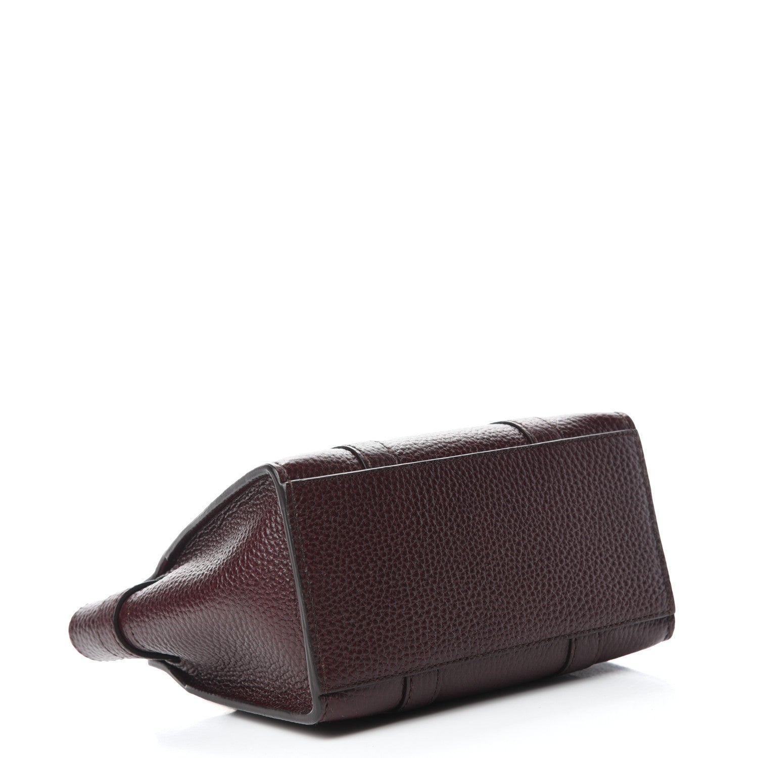 Mulberry Small Classic Grain Micro Bayswater Zip Tote Oxblood 4 of 9