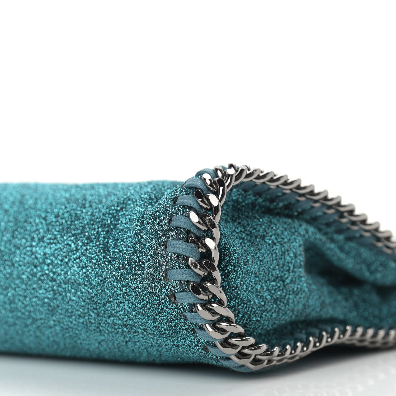 Stella McCartney Mini Falabella Fold Over Teal 10 of 10