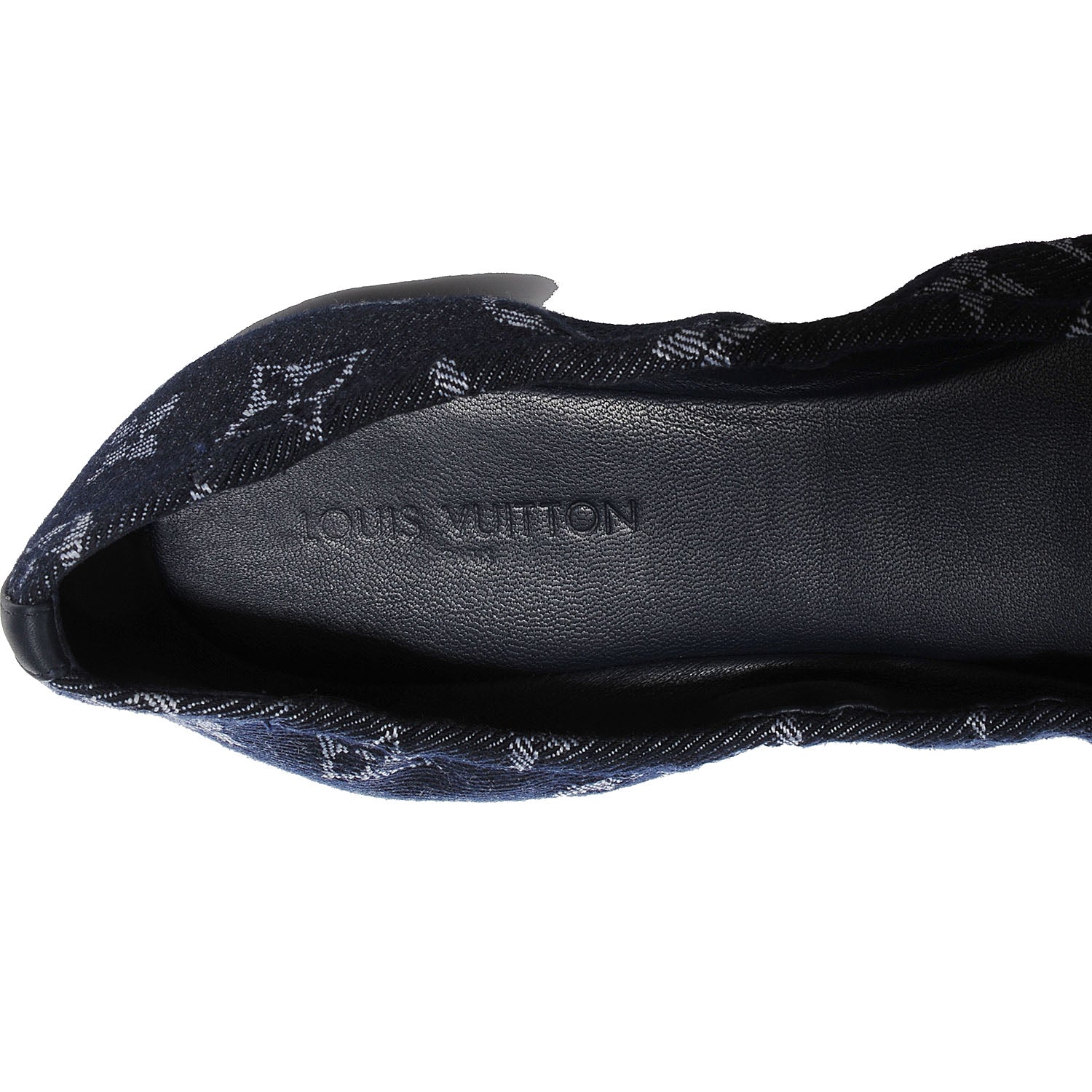 Louis Vuitton Monogram Denim Elba Ballerina Flats 40 US 10 7 of 7
