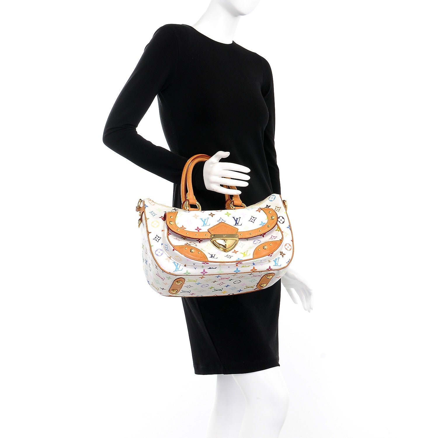 Louis Vuitton Monogram Multicolor Rita White 3 of 31
